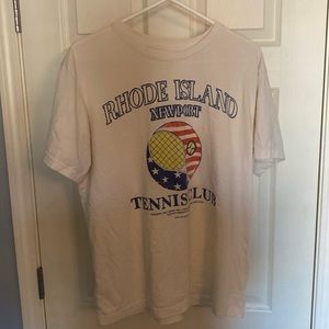 White Target Graphic Tee